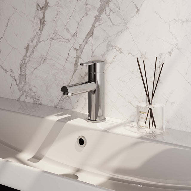 BRAUER Chrome Edition lage opbouw wastafelmengkraan model D chroom