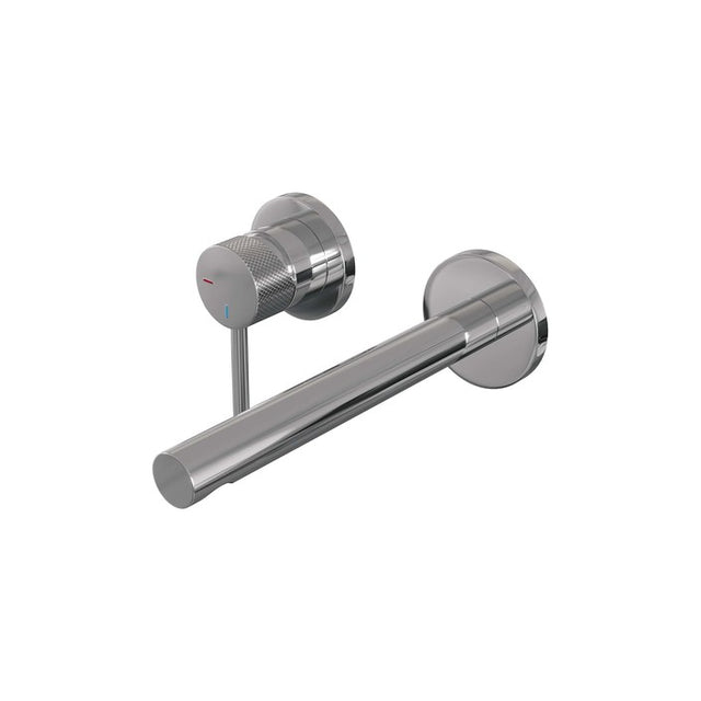 BRAUER Chrome Carving inbouw wastafelmengkraan met rechte uitloop en rozetten model A2 chroom 5-CE-083-S6-65