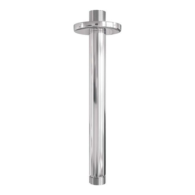 BRAUER Chrome Edition thermostatische inbouw regendouche met drukknoppen SET 53 met 20 cm douchekop en plafondarm en staaf handdouche en doucheslang en wandaansluitbocht chroom