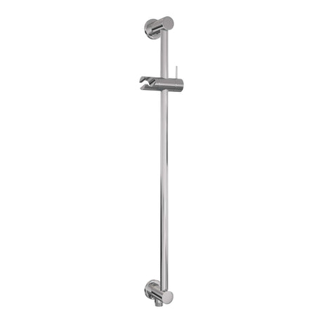 BRAUER Chrome Edition thermostatische inbouw regendouche met drukknoppen SET 69 met 20 cm douchekop en gebogen muurarm en 3-standen handdouche en doucheslang en geïntegreerde glijstang chroom