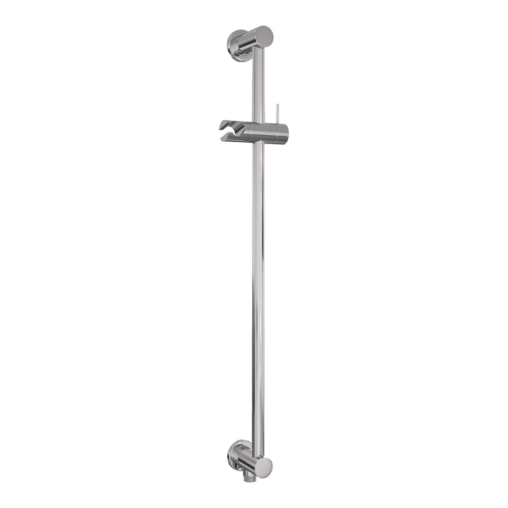 BRAUER Chrome Edition thermostatische inbouw regendouche met drukknoppen SET 71 met 20 cm douchekop en plafondarm en 3-standen handdouche en doucheslang en geïntegreerde glijstang chroom