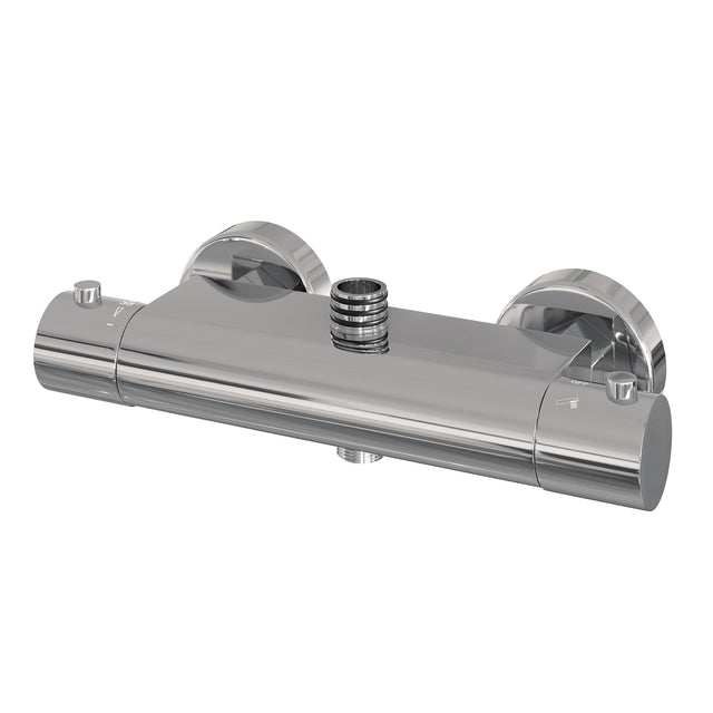 BRAUER Chrome Edition opbouw thermostatische regendouche SET 01 met 20 cm hoofddouche en staaf handdouche en doucheslang chroom 5-CE-239