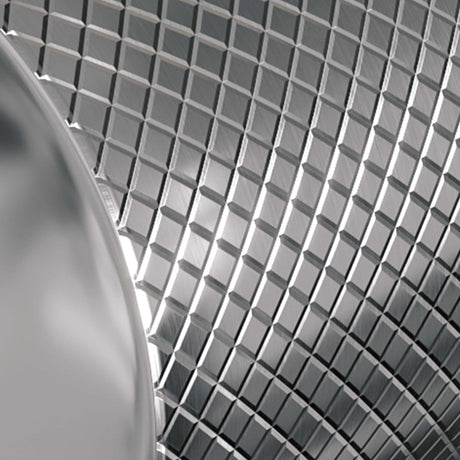 BRAUER Chrome Carving 3-weg inbouwthermostaat rond met in- en afbouwdelen chroom