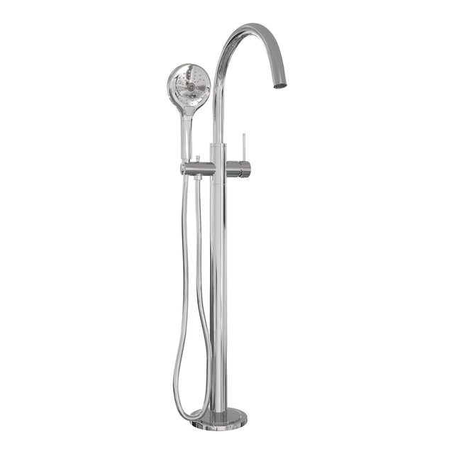 BRAUER Stripe vrijstaande badmengkraan SET 02 met 3-standen handdouche en doucheslang chroom 5-CE-338