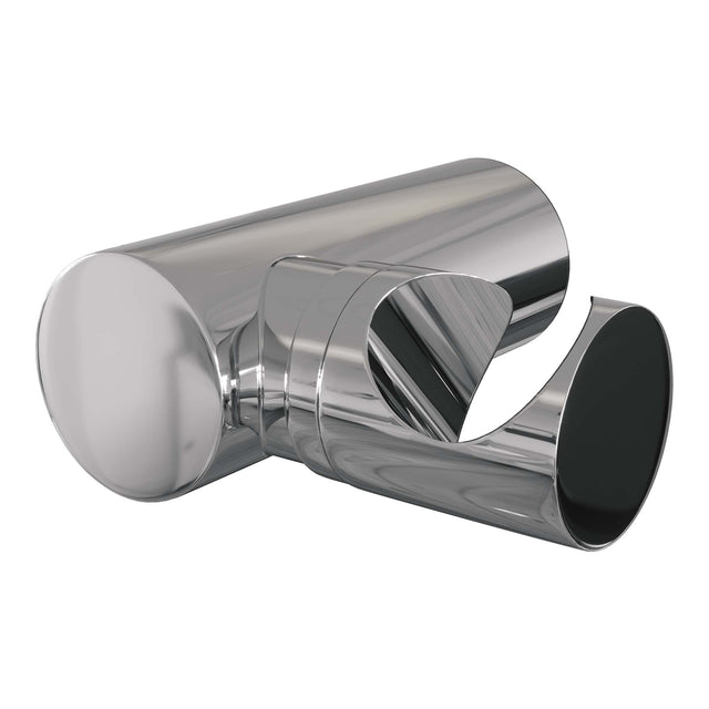 BRAUER Stripe opbouw baddouche thermostaatkraan SET 03 met wandhouder en staaf handdouche en doucheslang chroom 5-CE-342