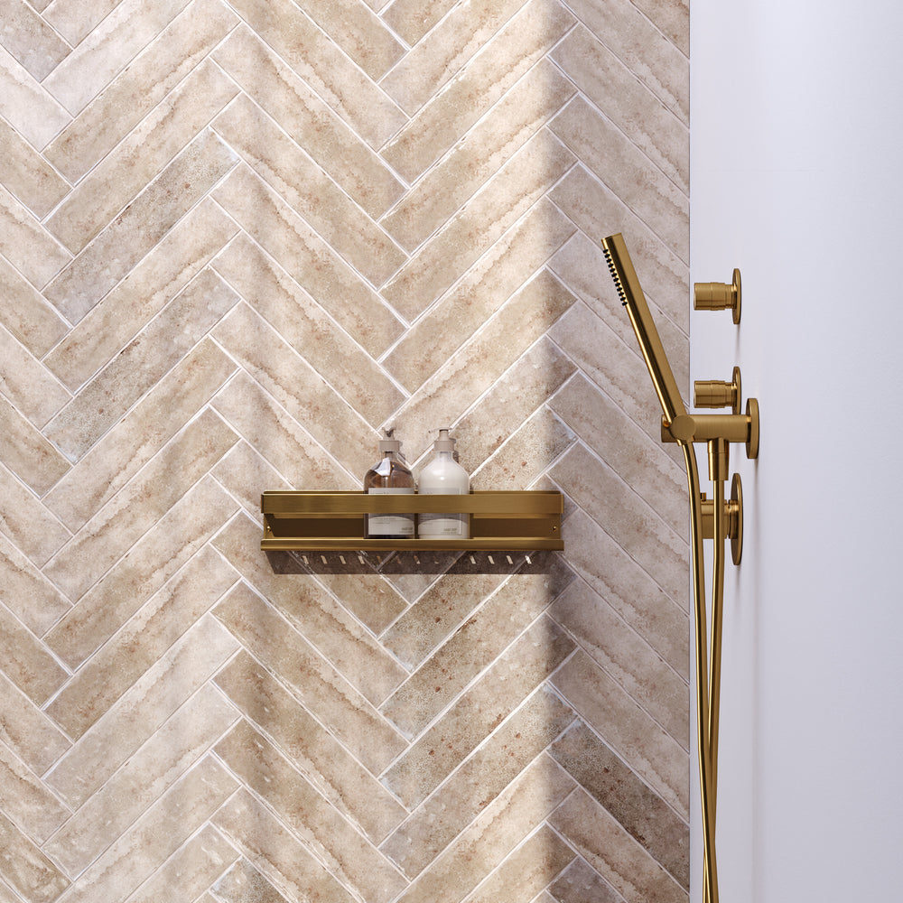 BRAUER Doucherek 40 goud geborsteld PVD 5-GG-225