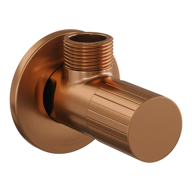 BRAUER Stripe hoekstopkraan koper geborsteld PVD 5-GK-463