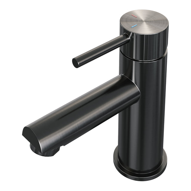 BRAUER Stripe lage opbouw wastafelmengkraan model A gunmetal geborsteld PVD 5-GM-001-HD7