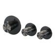 BRAUER Gunmetal Edition inbouwthermostaat en 2 stopkranen met in- en afbouwdelen gunmetal geborsteld PVD