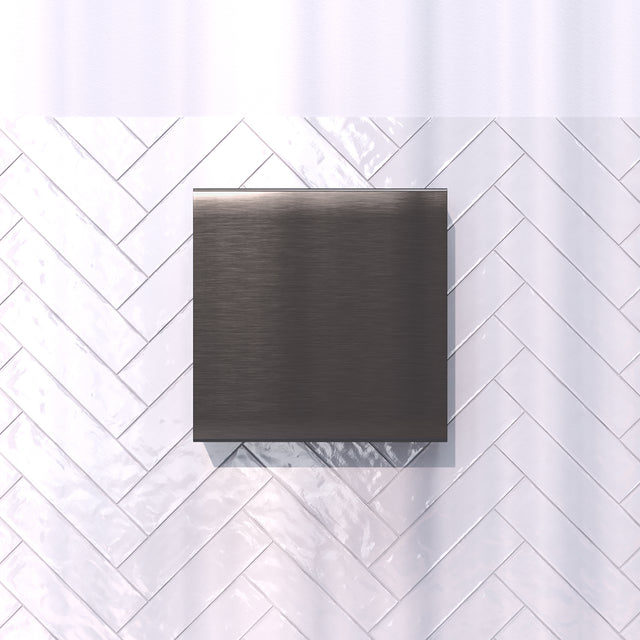 BRAUER Opbouwnis met verborgen opbergruimte gunmetal geborsteld PVD 5-GM-227