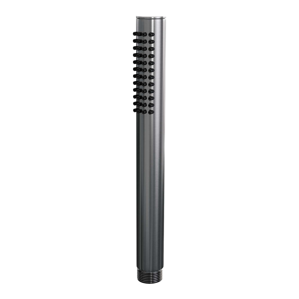 BRAUER Gunmetal Edition opbouw thermostatische regendouche SET 03 met 30 cm hoofddouche en staaf handdouche en doucheslang gunmetal geborsteld PVD 5-GM-241