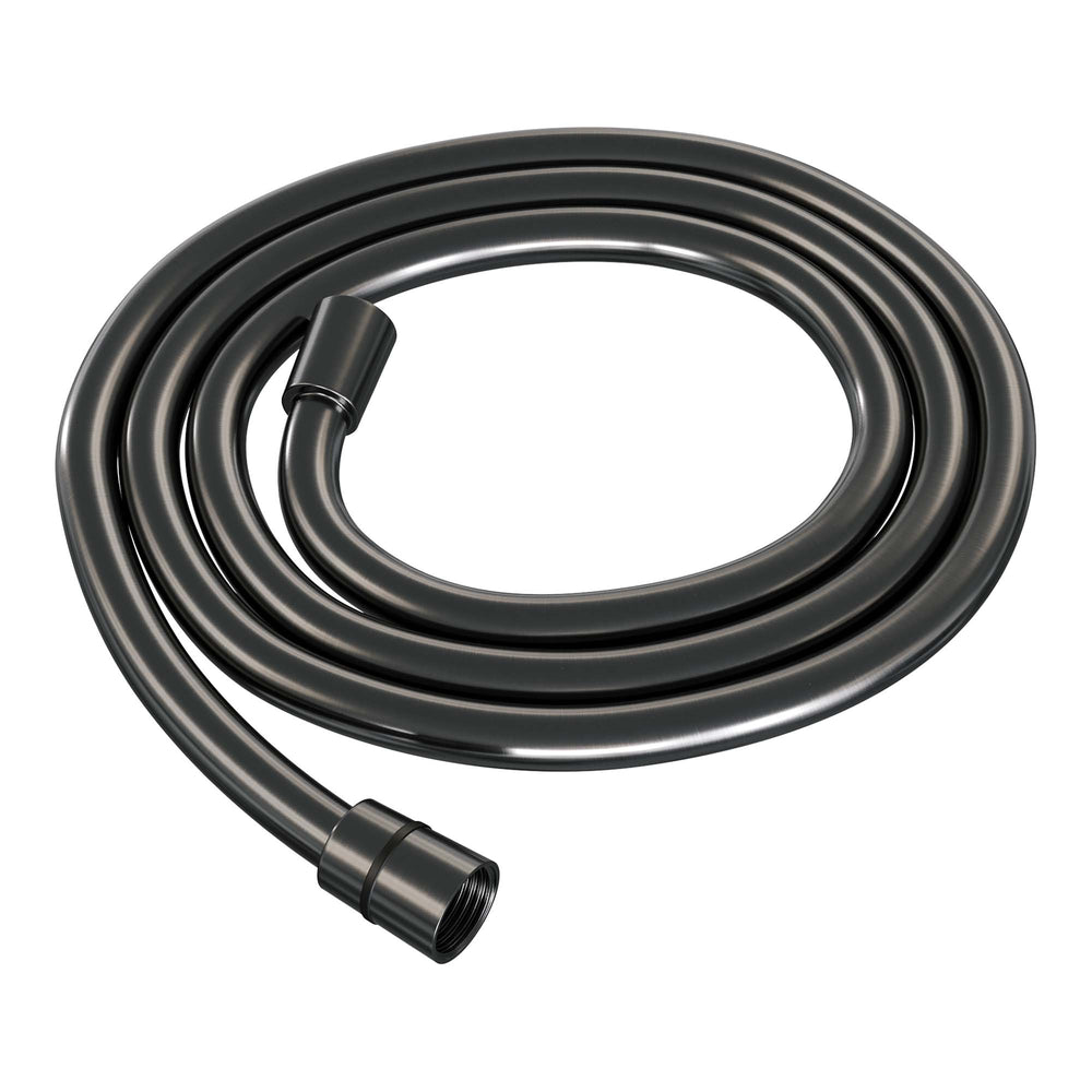 BRAUER Gunmetal Edition thermostatische inbouw regendouche 3-weg rond SET 83 met 20 cm douchekop en plafondarm en 3-standen handdouche en doucheslang en wandaansluitbocht gunmetal geborsteld PVD 5-GM-277