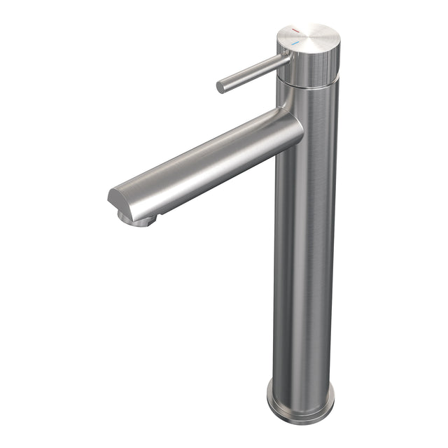 BRAUER Stripe verhoogde opbouw wastafelmengkraan model A RVS-kleurig geborsteld PVD 5-NG-002-HD7