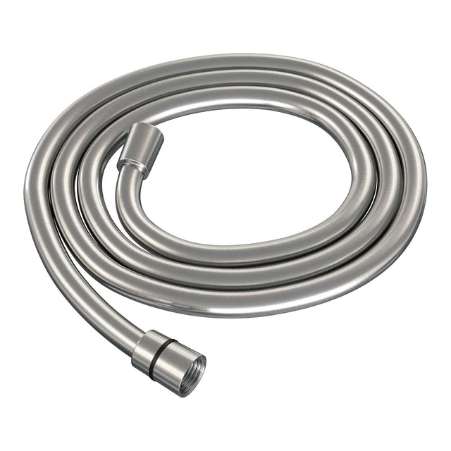 BRAUER Stripe opbouw baddouche thermostaatkraan SET 02 met glijstang en 3-standen handdouche en doucheslang RVS-kleurig geborsteld PVD 5-NG-341