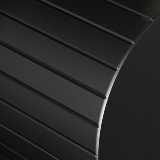 BRAUER Stripe hoge opbouw wastafelmengkraan met draaibare platte uitloop model A mat zwart 5-S-003-S5