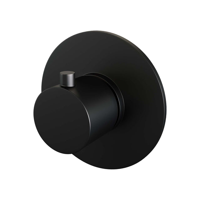 BRAUER Black Edition losse inbouwthermostaat met in- en afbouwdelen mat zwart