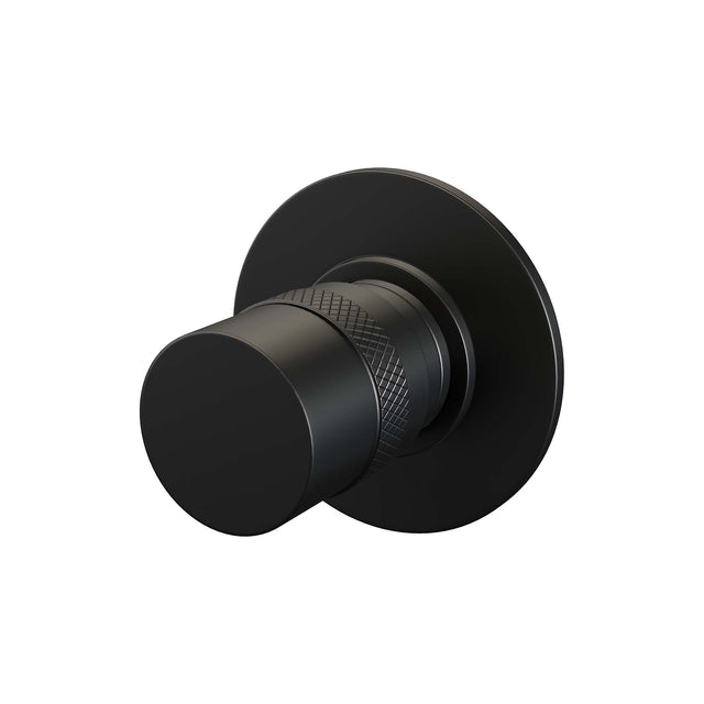 BRAUER Black Edition losse inbouw stopkraan met in- en afbouwdelen mat zwart