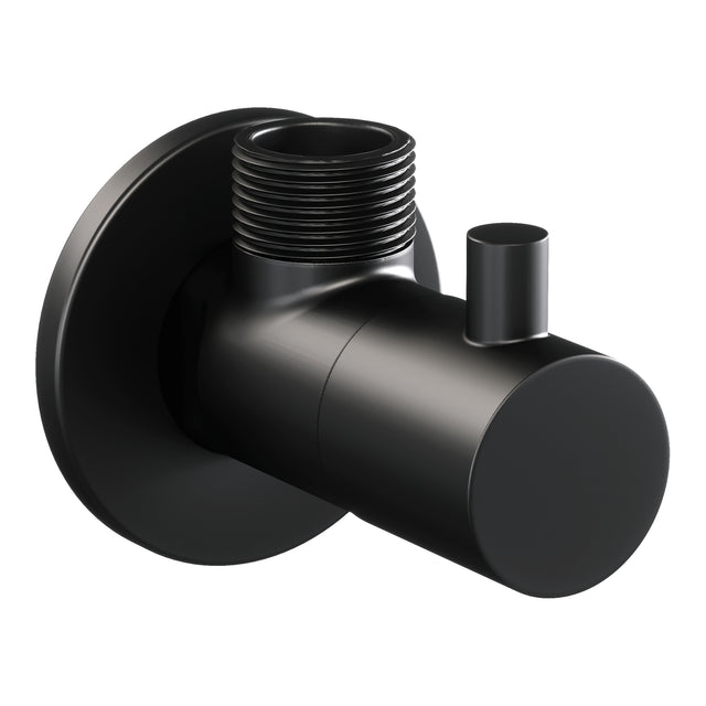 BRAUER Black Edition hoekstopkraan mat zwart 5-S-316