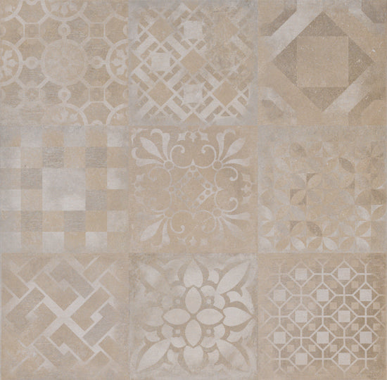 Ragno Studio cementine 60x60 R4RD 9,5mm mat R9 dec.