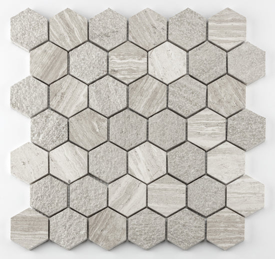 Baerwolf Favo creme 30x30 CM-15031 8mm mat R10 moz.f:f:hexagon