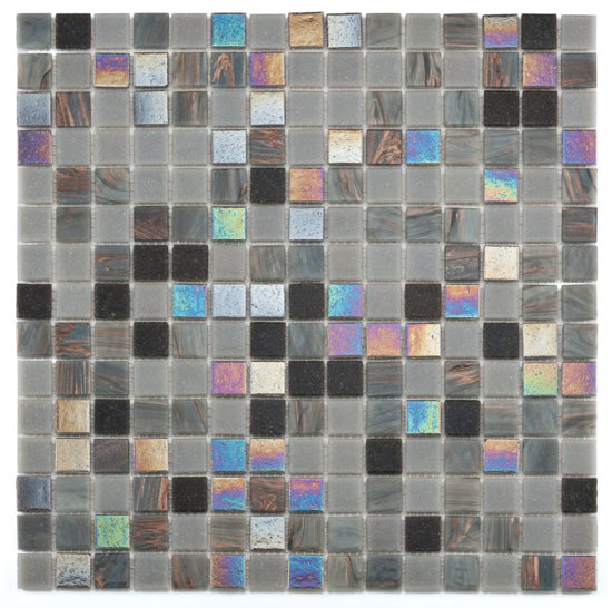 Baerwolf Classic Glas black marmo mix 33x33 GL-K09 4mm mat moz.f:020x020