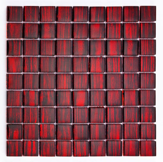 Baerwolf Jewelry ruby red 30x30 GL-13002 8mm glans moz.f:030x030