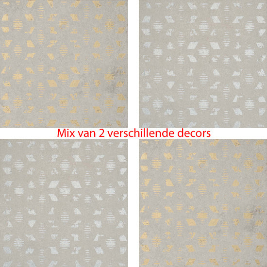 Quintessenza Superfici2 perla 20x20 svn310m 10mm mat rett. dec.tracce 1