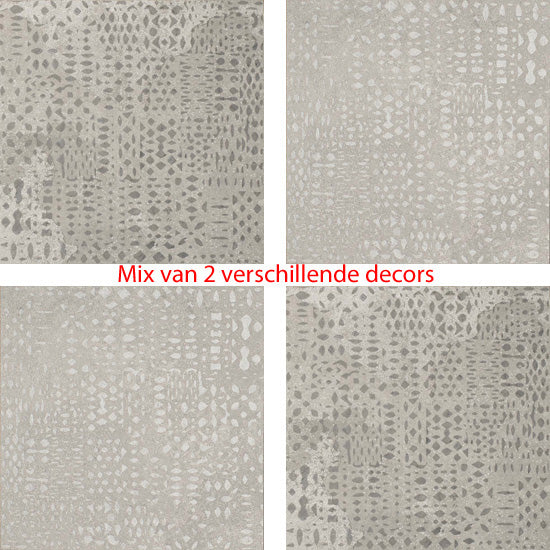 Quintessenza Superfici2 perla 20x20 svn306m 10mm mat rett. dec.tracce 2