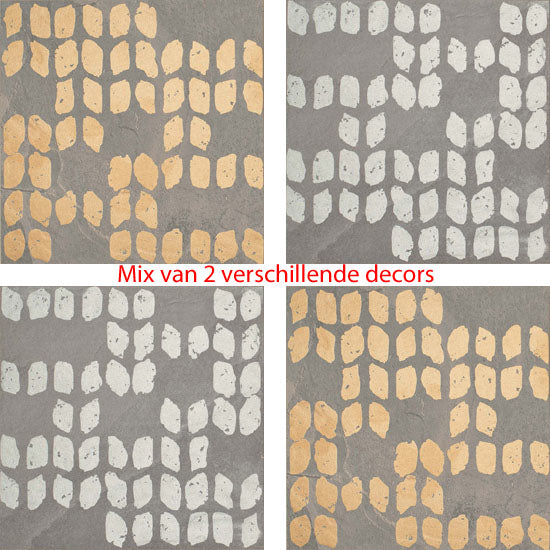 Quintessenza Superfici2 grigio 20x20 svn303m 10mm mat rett. dec.tracce 3