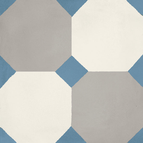 JOS. Hidro 8 sided blue 20x20 dd25 8,3mm mat dec.