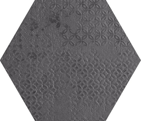 Ceramic-Apolo Essence negro 25x30 hex1004 10mm sem.pol.rett. R10 dec.