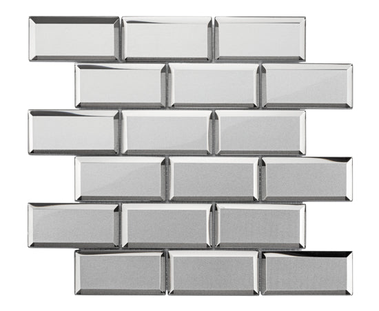 Baerwolf Facette silver 30x30 GL-18008 8mm glans mur.f:048x098