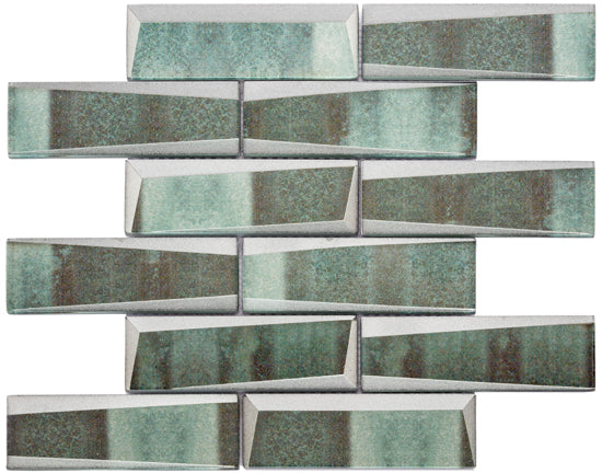 Baerwolf Retro copper green 30x30 GL-18011 8mm glans mur.f:048x148