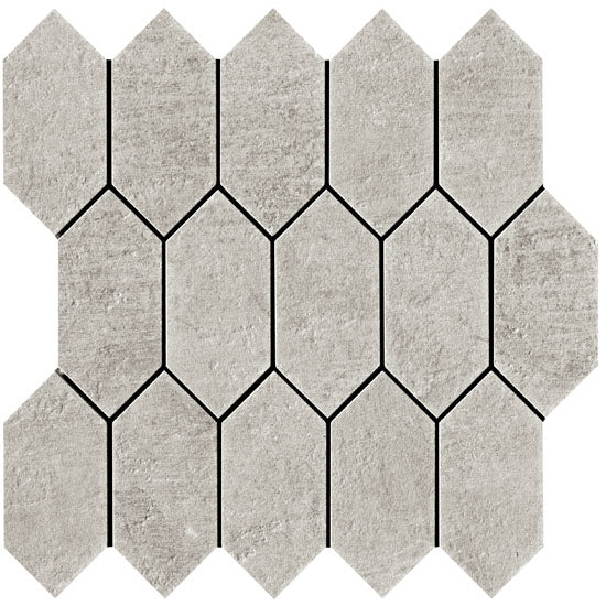 Serenissima Evoca cenere 30x30 1065245 10mm mat rett. moz.zeskant
