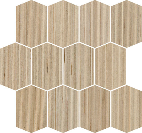 Douglas Jones Textures crema 30x30 1005439 10mm mat R10 moz.f:zeskantjes