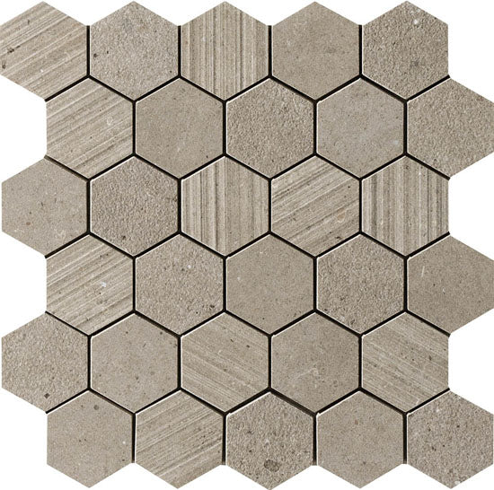 Italgraniti Silver grain taupe 30x30 si04mesm 9mm mat moz.f:hexagon