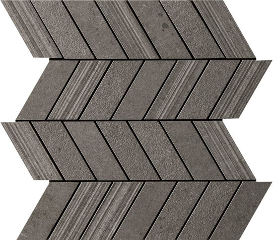 Italgraniti Silver grain dark 30x33 si05mcm 9mm mat chevron