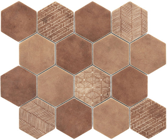 Baerwolf Desert namib red 30x30 GL-20060 6mm moz.f:073x083 f:hexagon