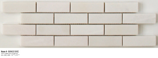 Sicis Stone Marble white and grey 30x30 SIVEC ITEM 4 10mm moz. afm: 020x064