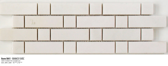 Sicis Stone Marble white and grey 30x30 SIVEC ITEM N41 10mm moz. afm: 020x064+020x020