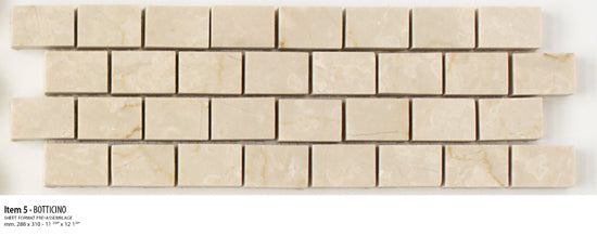 Sicis Stone Marble beige 30x30 BOTTICINO ITEM 5 10mm moz. afm: 020x030