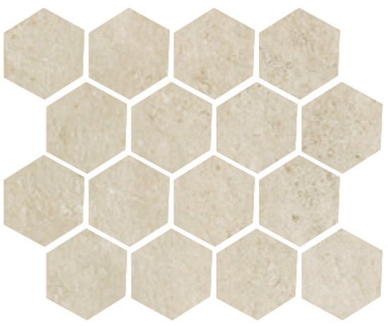 Serenissima Promenade sabbia 25x30 1070684 10mm mat rett. R10 f:hexagon