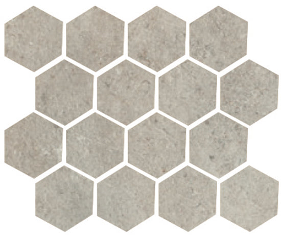 Serenissima Promenade argento 25x30 1070681 10mm mat rett. R10 f:hexagon