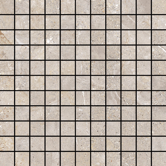 Ceramic-Apolo Stone Age greige 30x30 DC2032 8,5mm sat moz.f:025x025