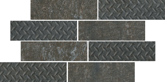 Cercom Temper iron 25x40 1070151 9,5mm mat rett. mos.bricks