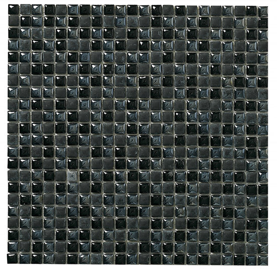 Dune Ceramic Mosaics zwart 30x30 185924 185924 8mm mat/glans