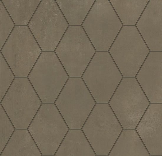 Kronos Metallique brune 30x30 me082 10mm mat R9 f:hexagon