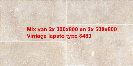 Kronos Carriere Du Kronos bruges Mix 8480 10mm glans 2x 300x800, 2x 500x800