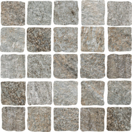 Mirage Quarziti grijs 30x30 QR03 MOS RUDD 10mm mat moz.f:060x060