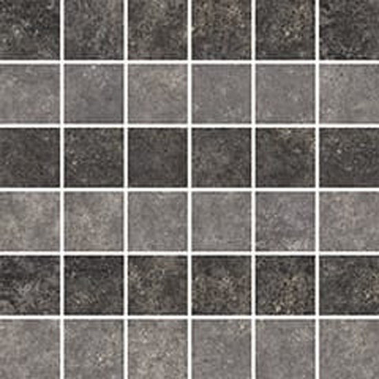 Florim Artifact charcoal 30x30 760933 9mm rett. R10 moz.3d form:050x050